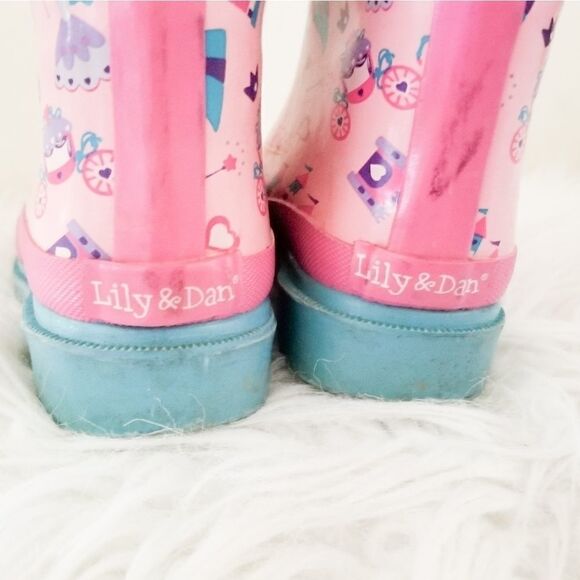 Lilly and Dan lined rain boot size 9/10 - Picture 4 of 4